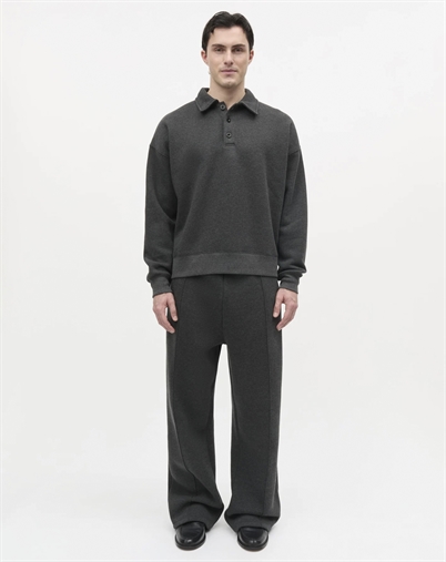 Mads Nørgaard - Standard Niko Sweatpants - Dark Grey Melange